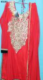 Long Tilla Work Salwar Kameez Dupatta Floor Length (M) #5568
